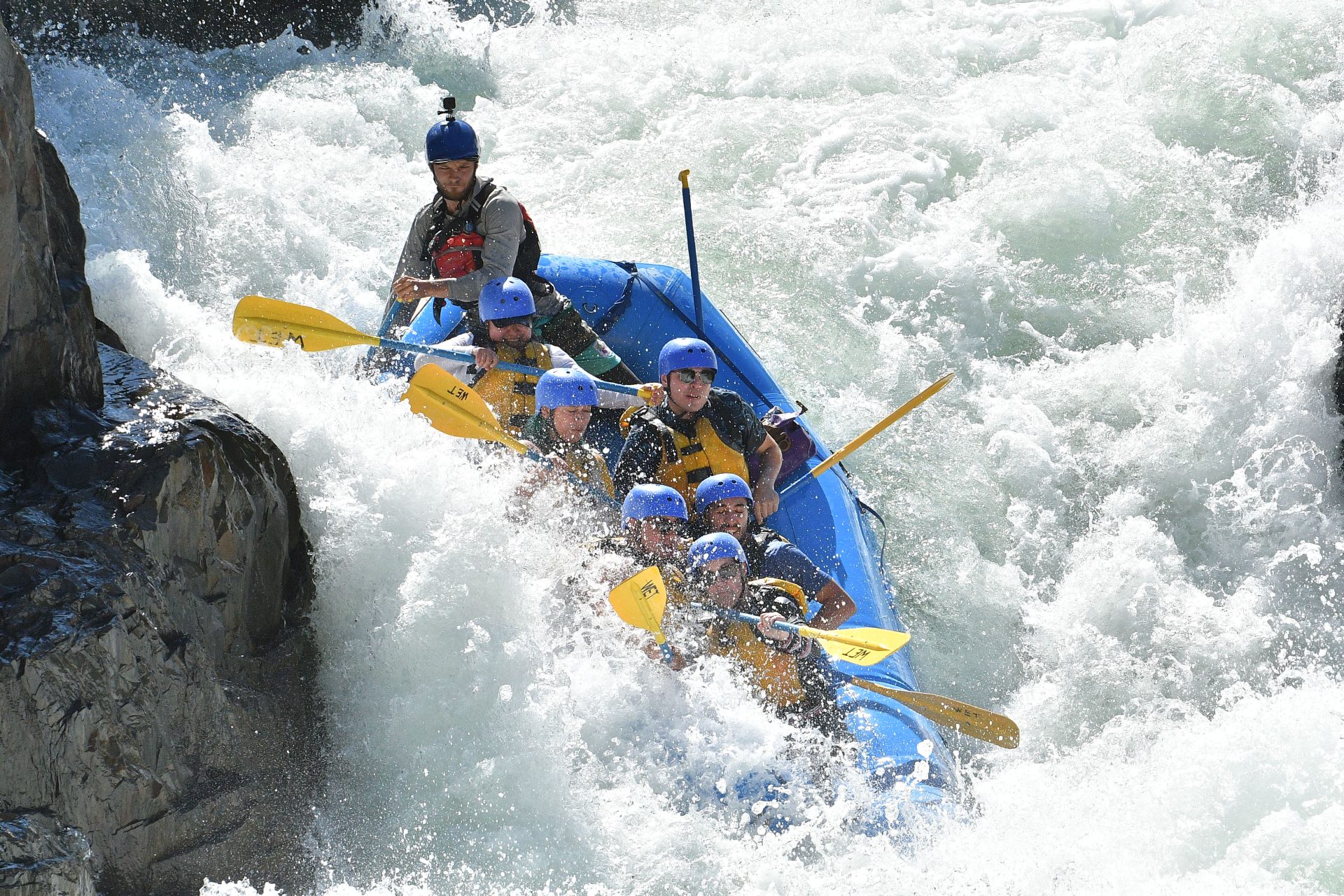 tunnel shot rafting